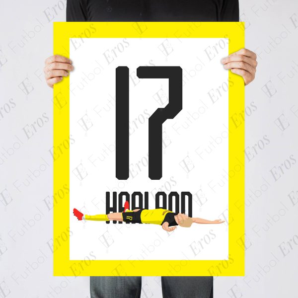 Erling Haaland Goal Borussia vs Dortmund PSG 2020 Champions League Round Of 16 - Poster 3