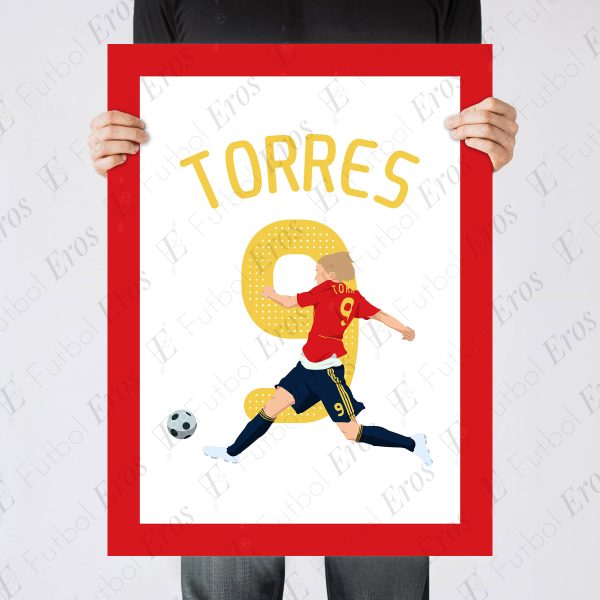Fernando Torres Goal Spain vs Germany 2008 Euro Final - Poster 1