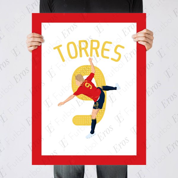 Fernando Torres Goal Spain vs Germany 2008 Euro Final - Poster 2