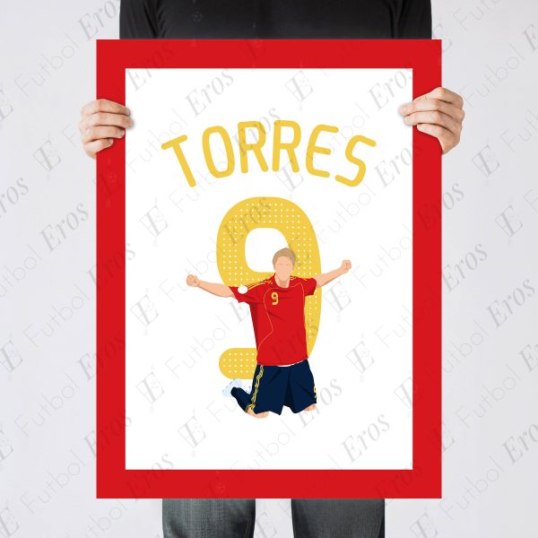 Fernando Torres Goal Spain vs Germany 2008 Euro Final - Poster 3