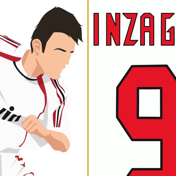 Filippo Inzaghi Goal AC Milan Liverpool 2007 UCL Final - Poster 1 Alternate