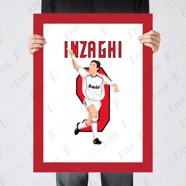 Filippo Inzaghi Goal AC Milan Liverpool 2007 UCL Final - Poster 2