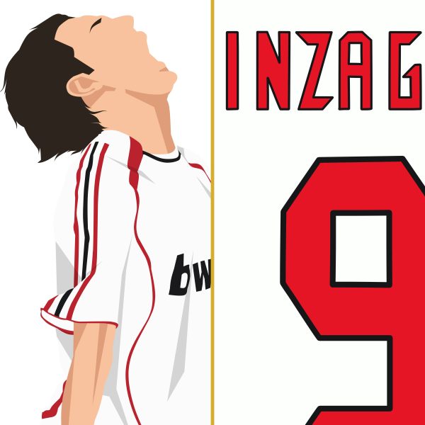 Filippo Inzaghi Goal AC Milan Liverpool 2007 UCL Final - Poster 3 Alternate