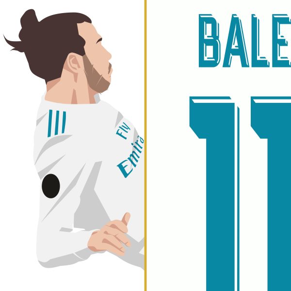 Gareth Bale Bicycle Kick Goal Real Madrid vs Liverpool 2018 UCL Final - Poster 1 Alternate