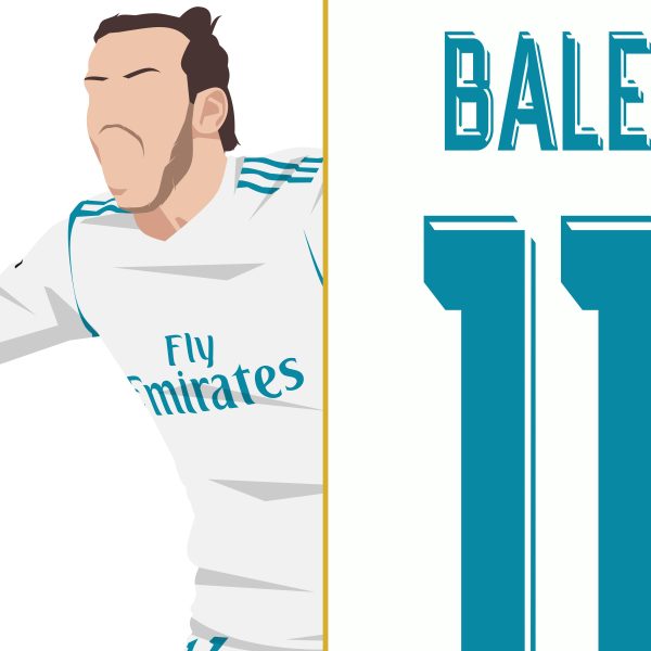 Gareth Bale Bicycle Kick Goal Real Madrid vs Liverpool 2018 UCL Final - Poster 2 Alternate