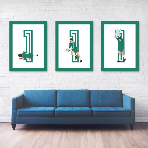 Helmuth Duckadam Penalty Save, 1986 European Cup Final Steaua Bucuresti vs FC Barcelona Seville Spain Poster Wall Art Main Image - Full Series Website