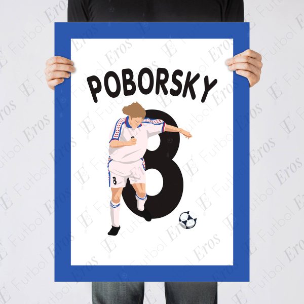 Karel Poborsky Goal, 1996 Czech Republic vs Portugal Euro1996 Quarter Final - Poster 1