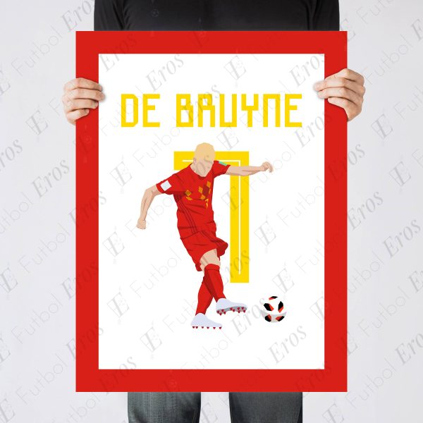 Kevin De Bruyne Goal Belgium vs Brazil 2018 World Cup Quarter Final - Poster 1