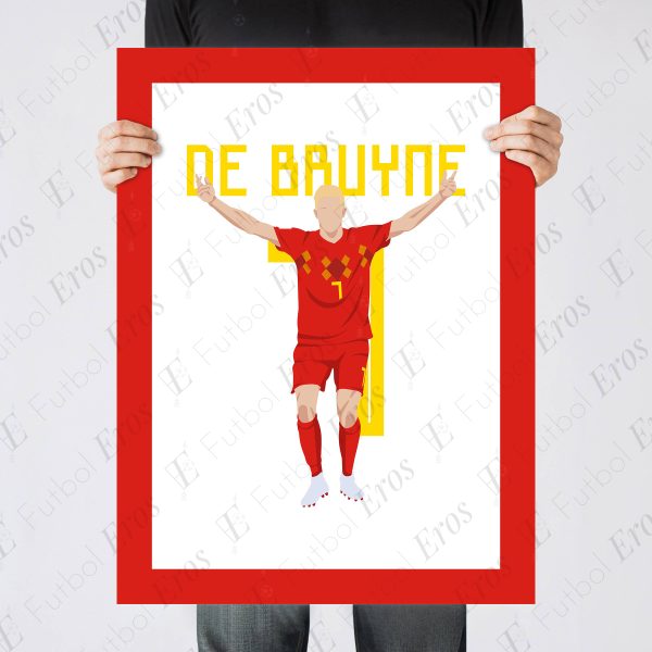 Kevin De Bruyne Goal Belgium vs Brazil 2018 World Cup Quarter Final - Poster 1