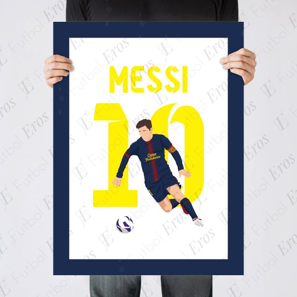 Lionel Messi Goal Barcelona vs Athletic Bilbao 2012-2013 La Liga - Poster 1