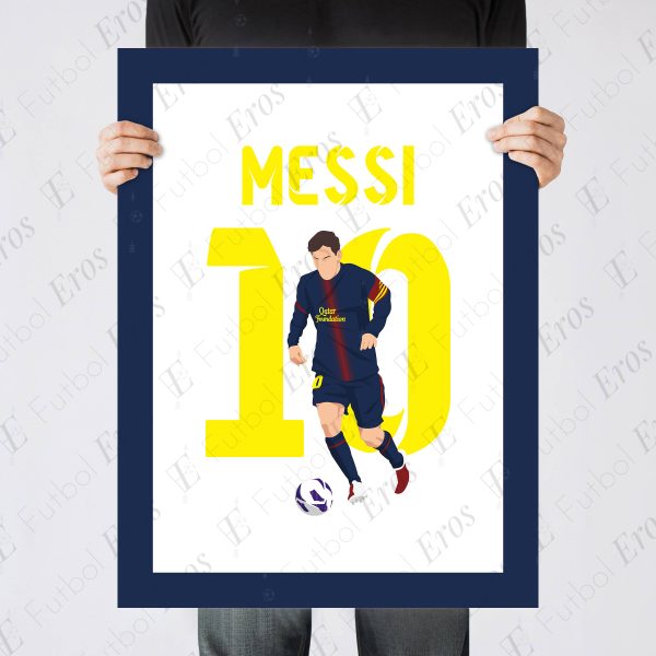 Lionel Messi Goal Barcelona vs Athletic Bilbao 2012-2013 La Liga - Poster 2