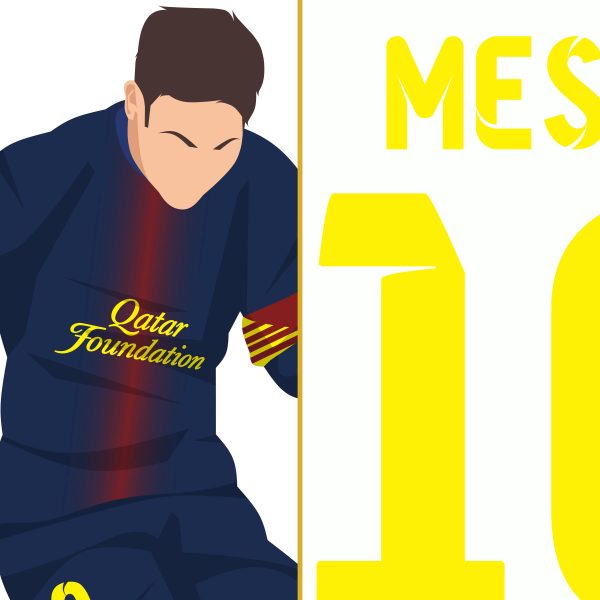 Lionel Messi Goal Barcelona vs Athletic Bilbao 2012-2013 La Liga - Poster 3 Alternate