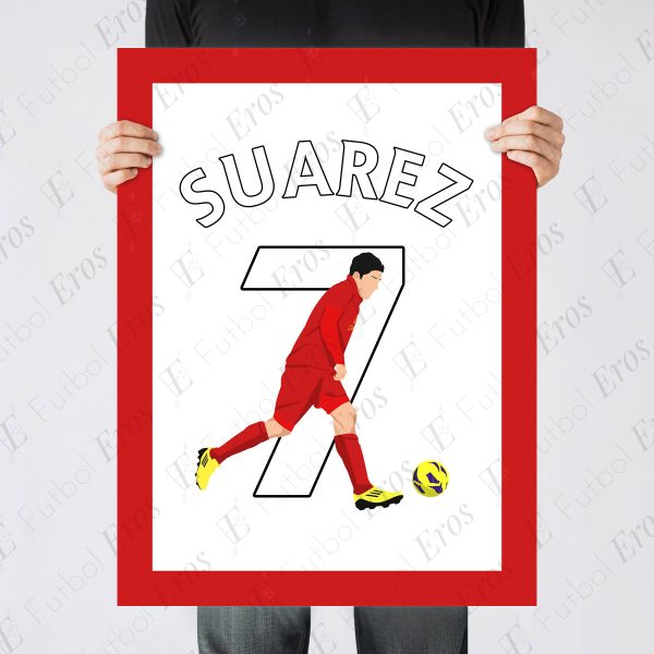 Luis Suarez Goal Liverpool vs Newcastle 2012-2013 Premier League - Poster 2