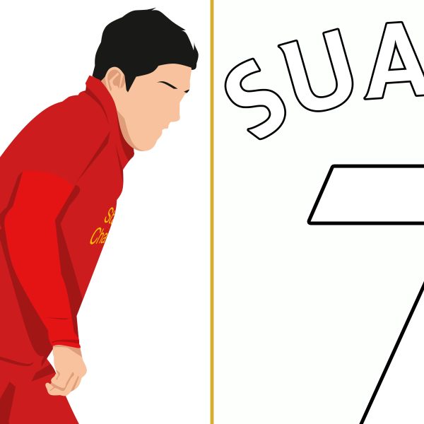 Luis Suarez Goal Liverpool vs Newcastle 2012-2013 Premier League - Poster 2 Alternate