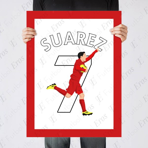 Luis Suarez Goal Liverpool vs Newcastle 2012-2013 Premier League - Poster 4