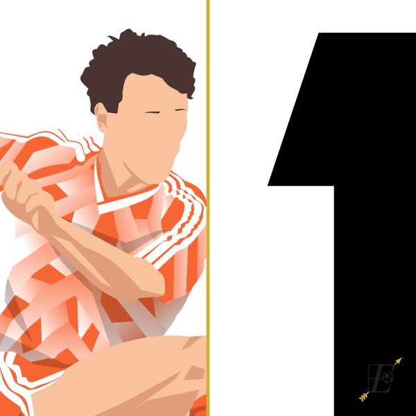 Marco van Basten Volley Goal, 1988 European Cup Final Netherlands URSS vs Munich Germany Poster Wall Art Main Image - Poster 2 Alternate