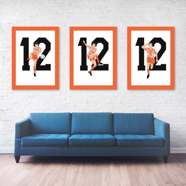 Marco van Basten Volley Goal, 1988 European Cup Final Netherlands URSS vs Munich Germany Poster Wall Art Main Image-Full Series Website