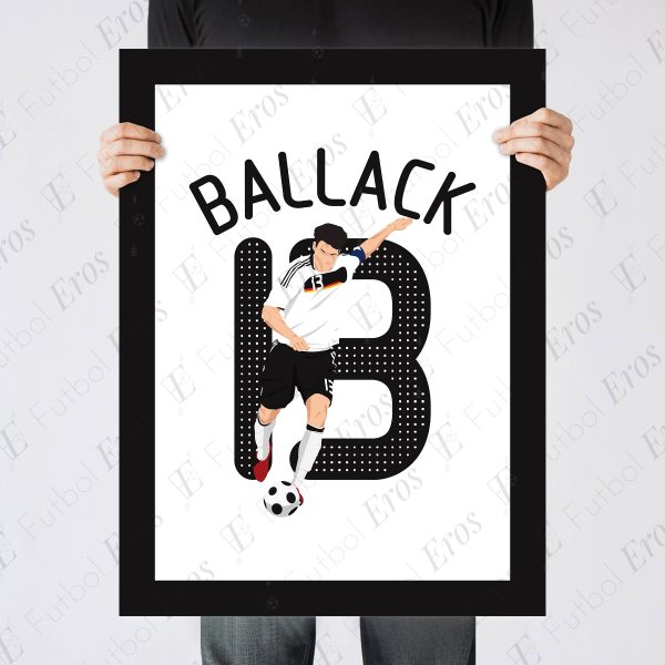 Michael Ballack Goal Germany vs Austria Euro 2008 Group Stage - Poster 1