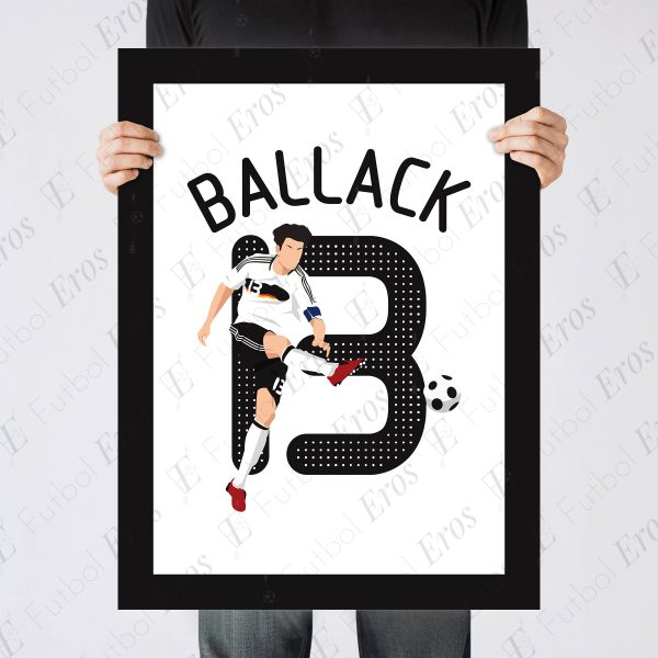 Michael Ballack Goal Germany vs Austria Euro 2008 Group Stage - Poster 2