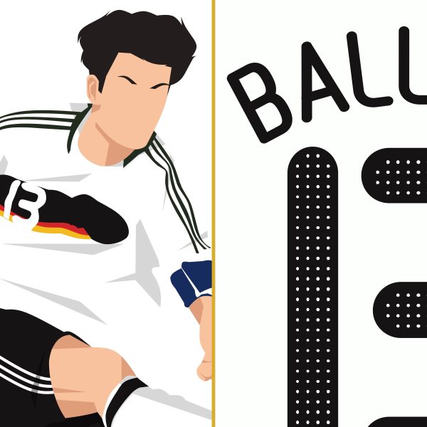 Michael Ballack Goal Germany vs Austria Euro 2008 Group Stage - Poster 2 Alternate