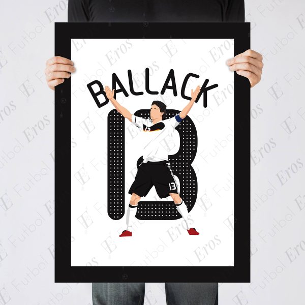 Michael Ballack Goal Germany vs Austria Euro 2008 Group Stage - Poster 3