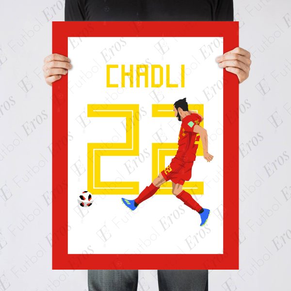 Nacer Chadli Goal Belgium vs Japan 2018 World Cup Round of 16 - Poster 1