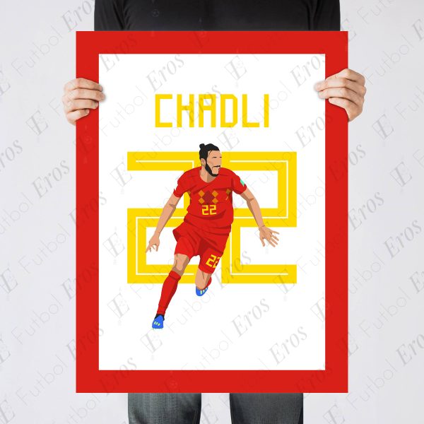 Nacer Chadli Goal Belgium vs Japan 2018 World Cup Round of 16 - Poster 2