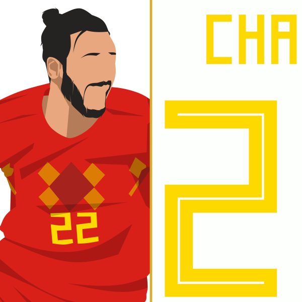 Nacer Chadli Goal Belgium vs Japan 2018 World Cup Round of 16 - Poster 2 Alternate