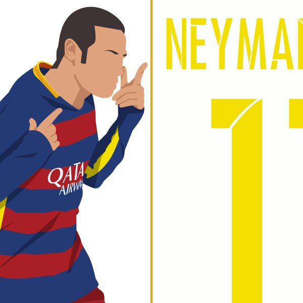 Neymar Rainbow Goal Barcelona vs Villarreal 2016 La Liga - Poster 3 Alternate