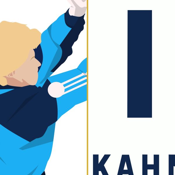 Oliver Kahn Winning Save Bayern Munich vs Valencia 2000-2001 UCL Final - Poster 1 Alternate