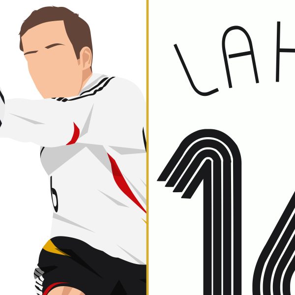 Philipp Lahm Goal Germany Costa Rica 2006 World Cup Group Stage - Poster 2 Alternate