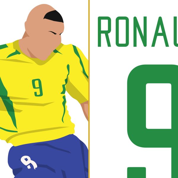Ronaldo Goal 2002 World Cup Final Brazil Germany vs Yokohama Japan Poster Wall Art Main Image - Poster 1 Alternate