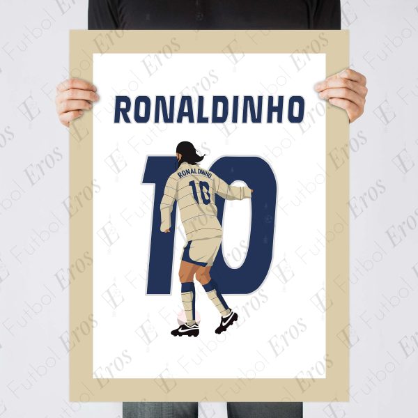Ronaldinho 2005 Goal Barcelona vs Chelsea, Poster 1