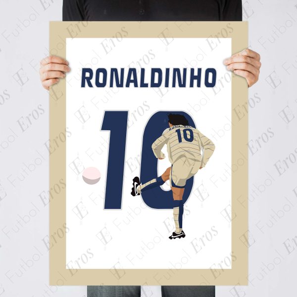 Ronaldinho 2005 Goal Barcelona vs Chelsea, Poster 2