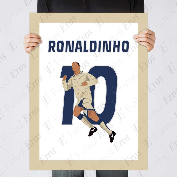 Ronaldinho 2005 Goal Barcelona vs Chelsea, Poster 3