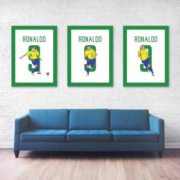 Ronaldo Goal 2002 World Cup Final Brazil Germany vs Yokohama Japan Poster Wall Art Main Image - Full Series Website