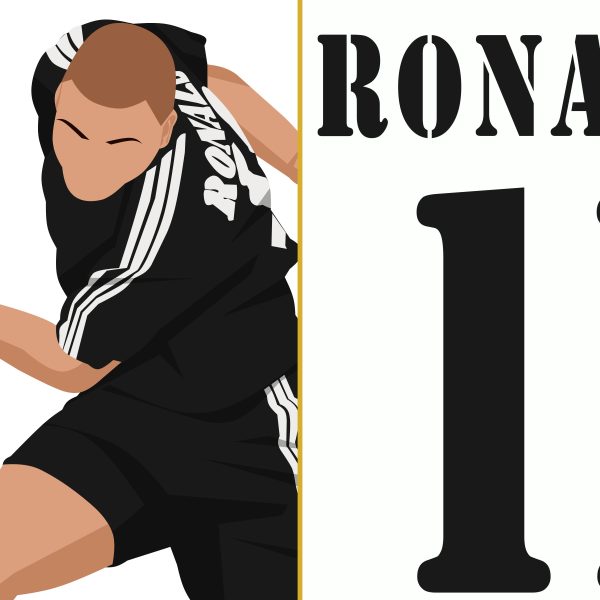 Ronaldo Nazario Hattrick Manchester United vs Real Madrid 2002-2003 UCL Quarterfinal - Poster 1 Alternate