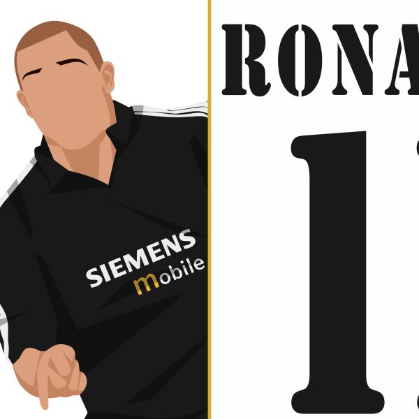 Ronaldo Nazario Hattrick Manchester United vs Real Madrid 2002-2003 UCL Quarterfinal - Poster 3 Alternate