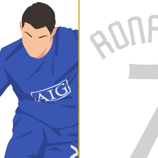 Ronaldo Freekick Goal 2009 Champions League Semi Final Arsenal vs Manchester United London England Poster Wall Art Main Image - Poster 2 Alternate
