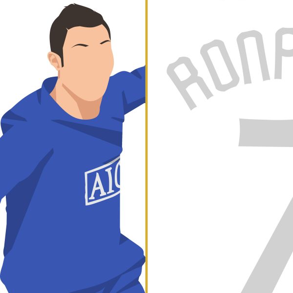 Ronaldo Freekick Goal 2009 Champions League Semi Final Arsenal vs Manchester United London England Poster Wall Art Main Image - Poster 3 Alternate