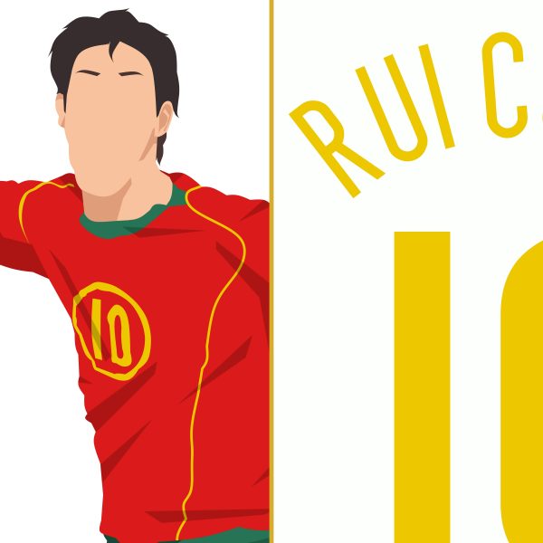 Rui Costa Goal Portugal vs England Euro 2004 Quarterfinal - Poster 3 Alternate