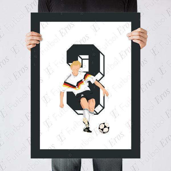 Andreas Brehme Penalty Goal, 1990 World Cup Final Germany vs Argentina - Roma, Italy - Poster Wall Art Main Image - Poster 1